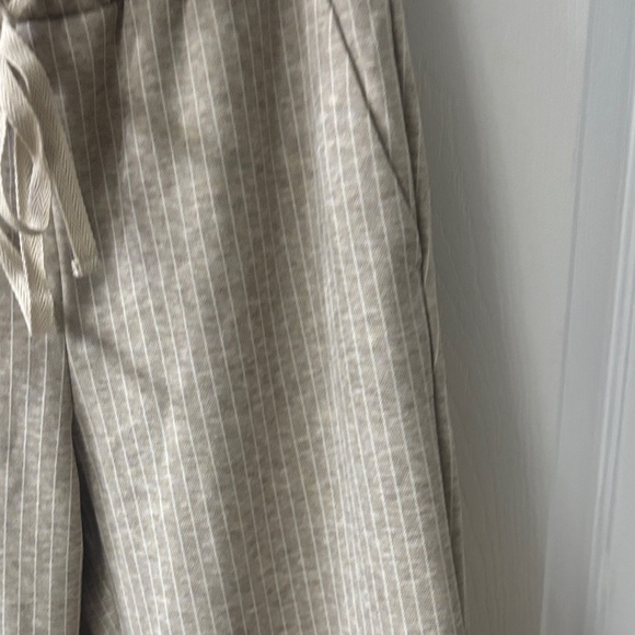 LOFT Beige Straight Leg Pants - Picture 2 of 7